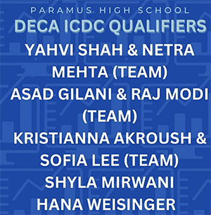 Names of PHS DECA students