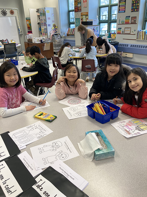 Students enjoying activities in the classroom